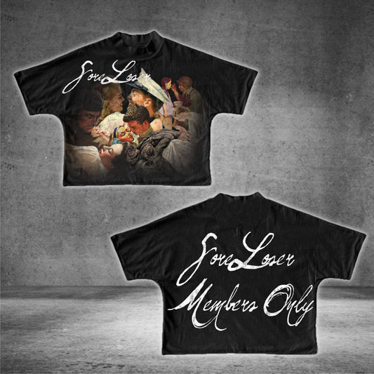 MEMBERS ONLY CROPPED TEE